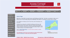 Desktop Screenshot of bhsaccesscornwall.org.uk